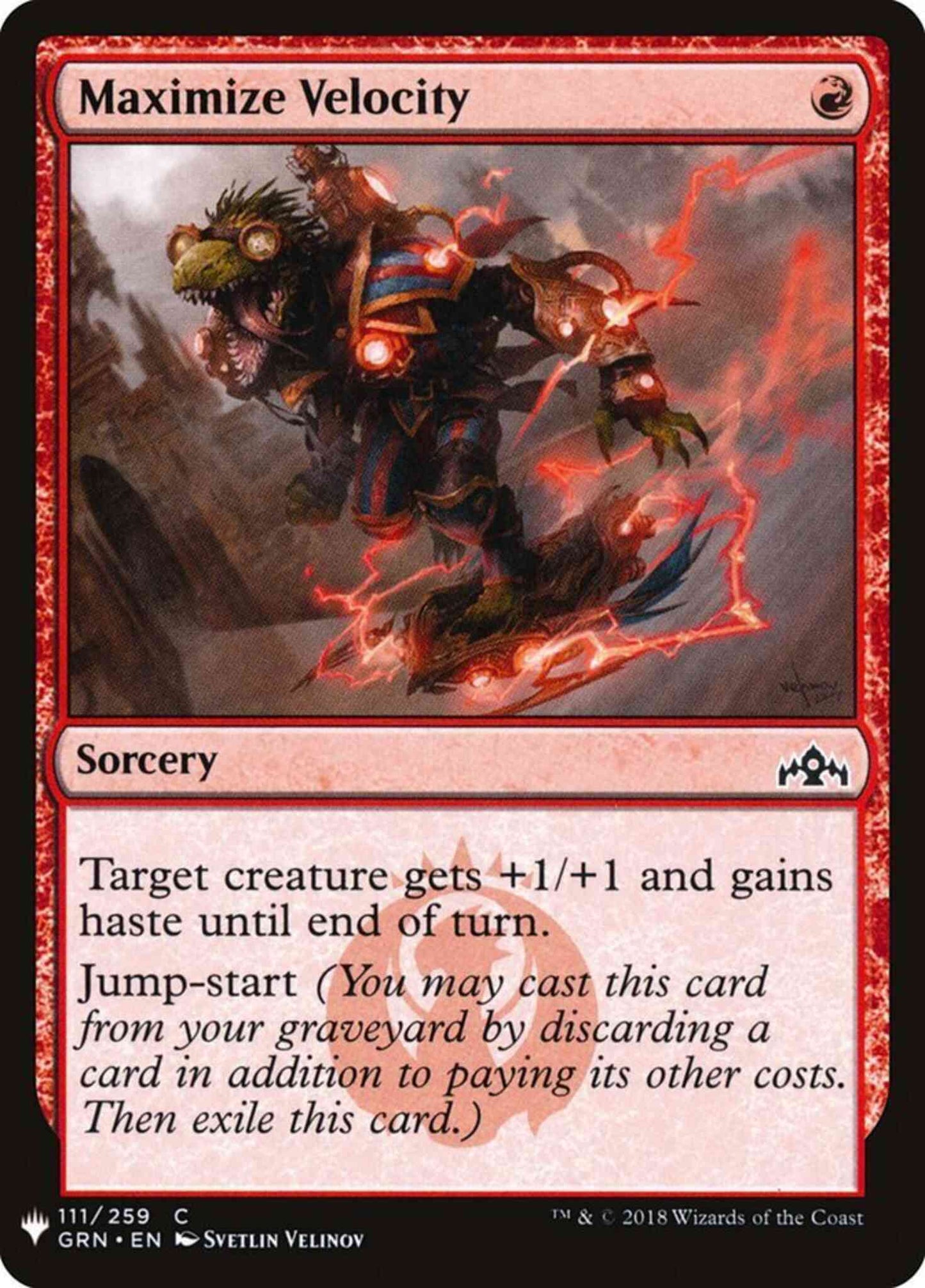 Maximize Velocity [GRN-111] [The List] [Non-Foil]