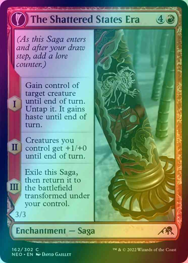 The Shattered States Era // Nameless Conqueror [162] [Kamigawa: Neon Dynasty] [Foil]