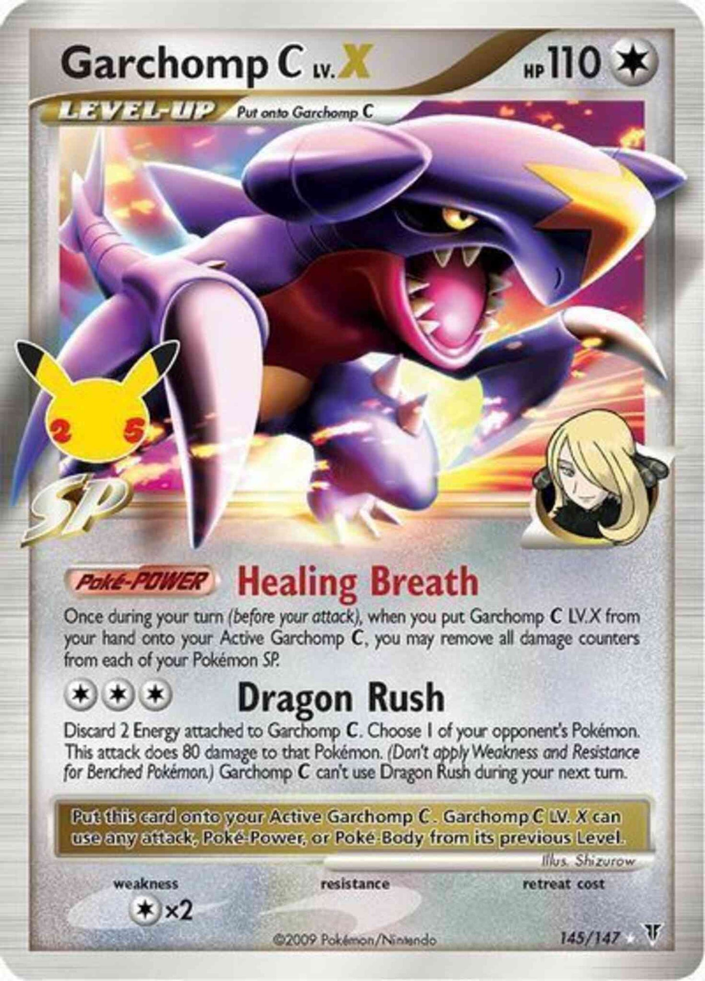 Garchomp C LV.X - 145/147 - Rare Ultra [CEL25c-145] [Ultra]