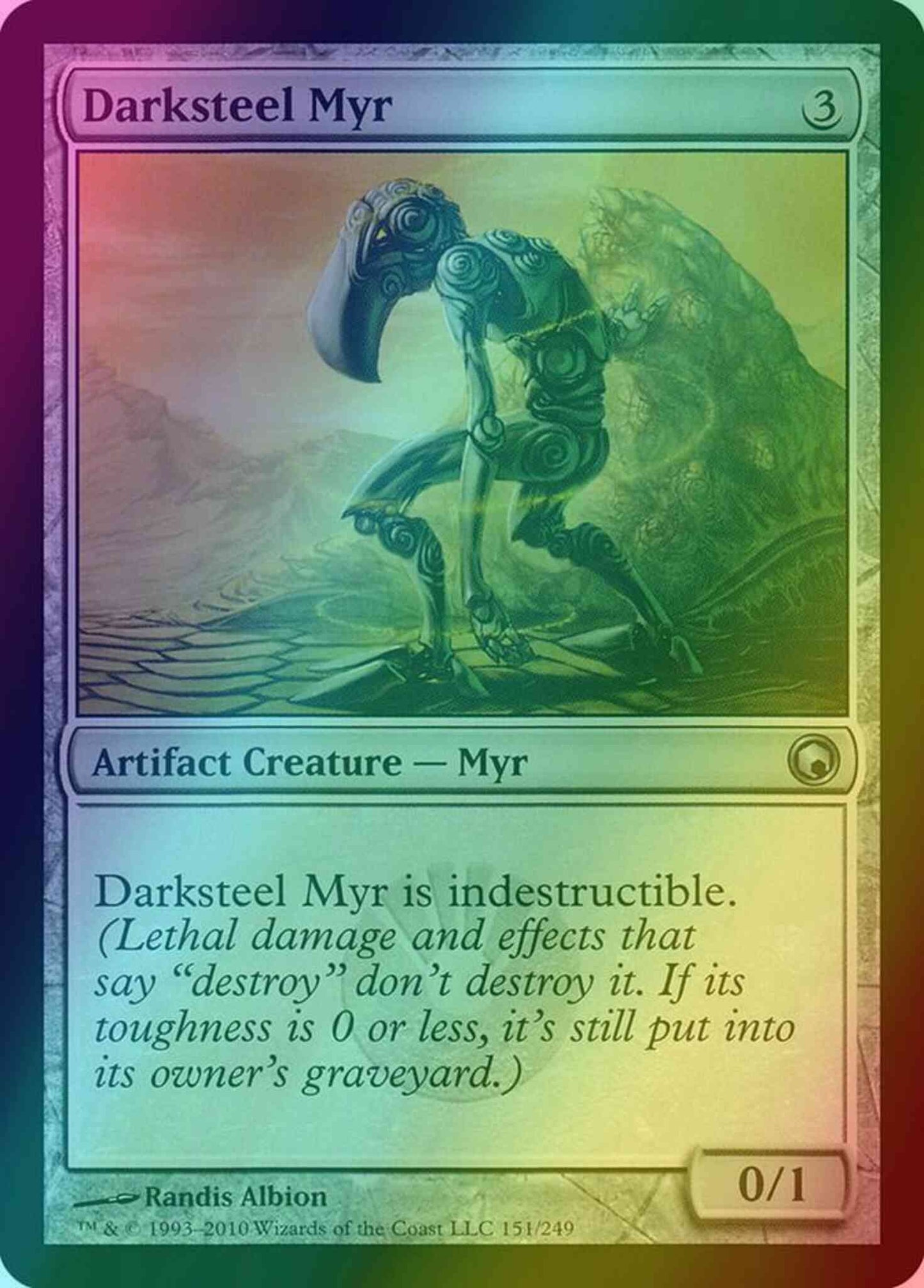 Darksteel Myr [151] [Scars Of Mirrodin] [Foil]