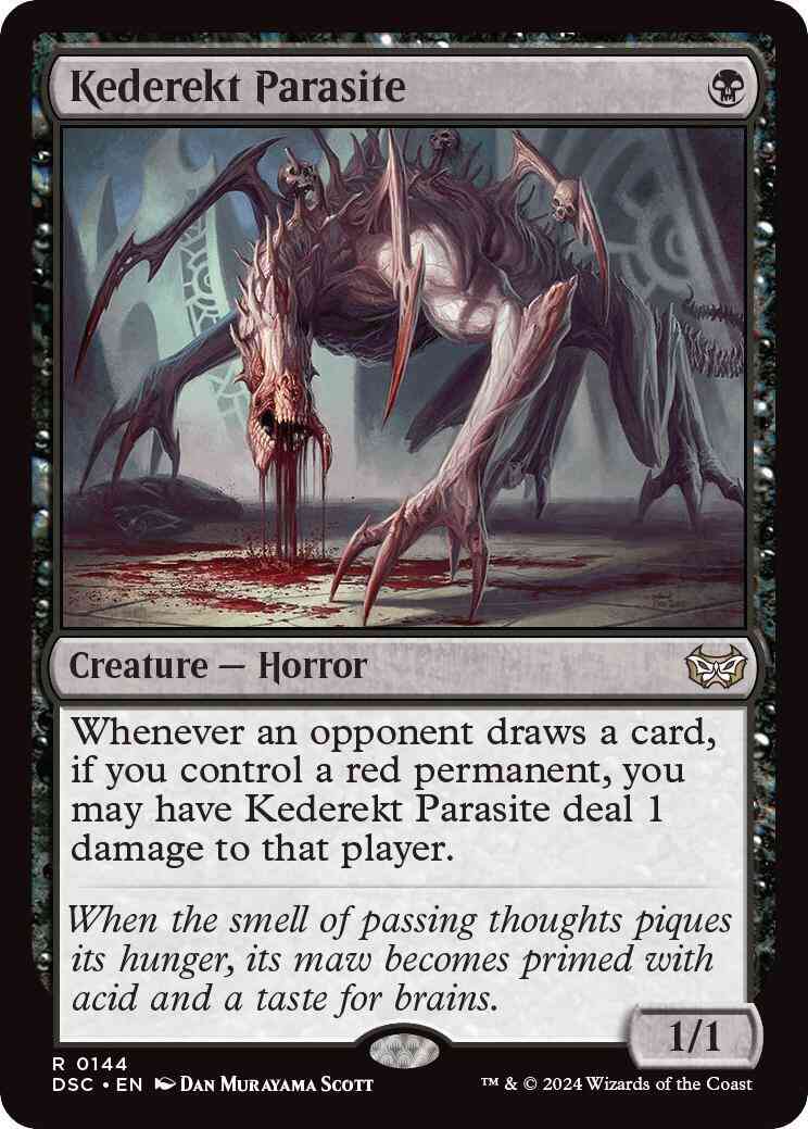 Kederekt Parasite [144] [Duskmourn: House of Horror: Commander] [Non-Foil]