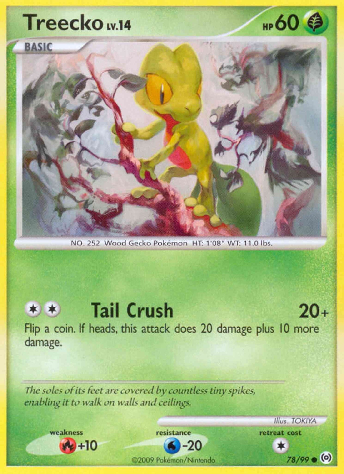 Treecko - 78/99 - Common [pl4-78] [Non-Holo]