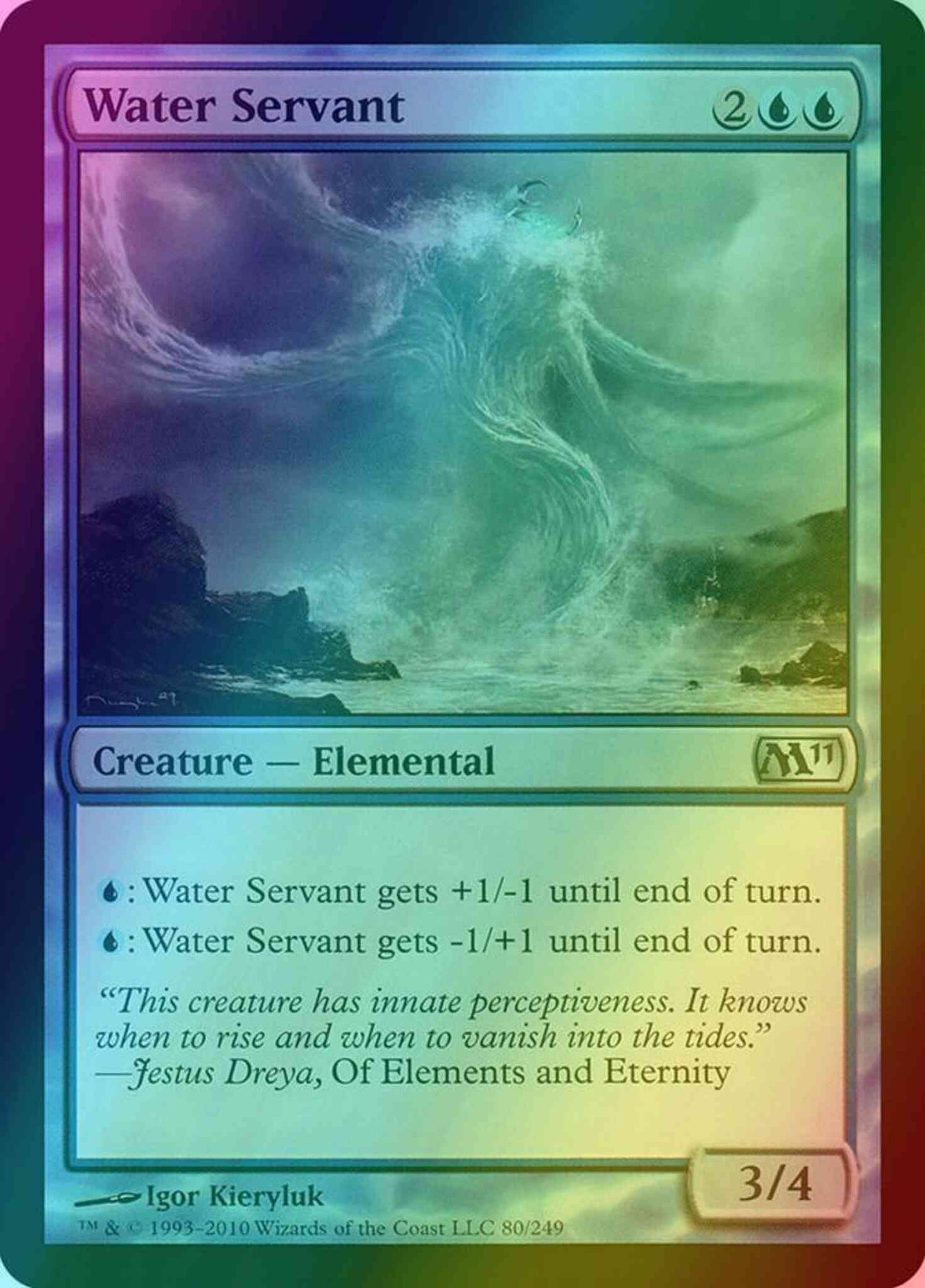 Water Servant [80] [Magic 2011] [Foil]