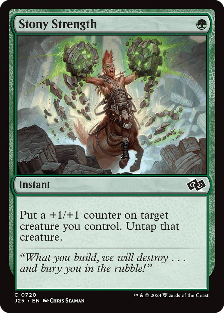 Stony Strength [720] [Foundations: Jumpstart] [Non-Foil]