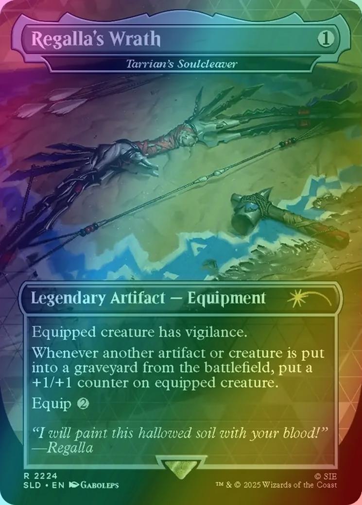 Regalla's Wrath - Tarrian's Soulcleaver [2224] [Borderless] [Horizon: Into the Forbidden West] [Secret Lair Drop] [Rainbow Foil]