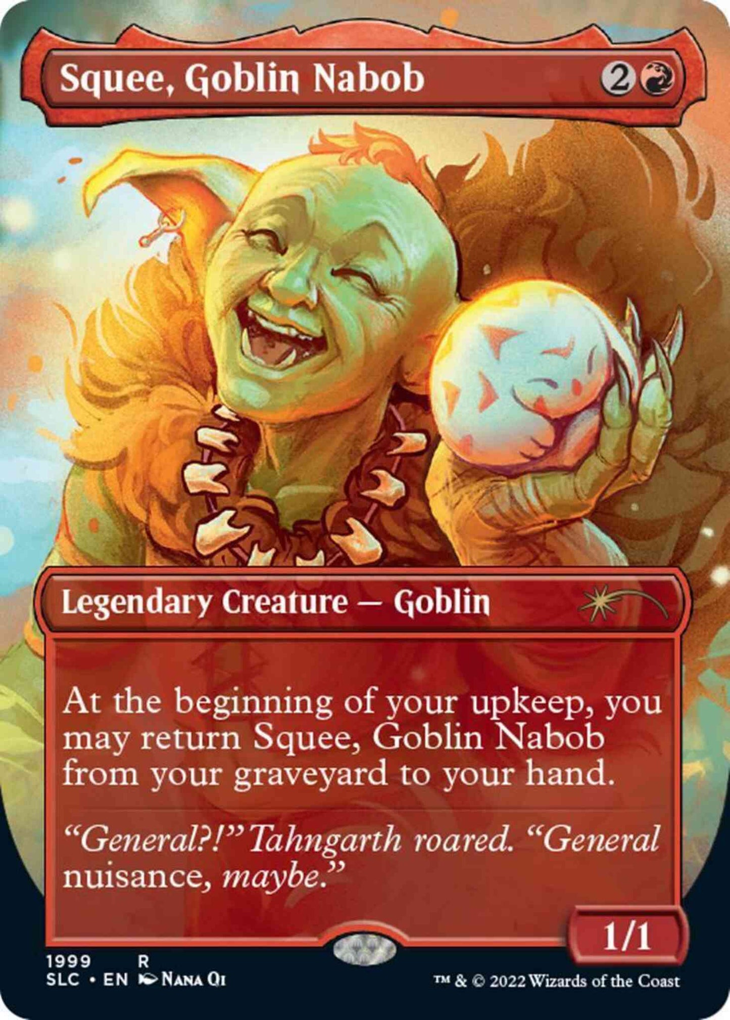 Squee, Goblin Nabob [1999] [Borderless] [30th Anniversary] [Secret Lair Countdown] [Non-Foil]