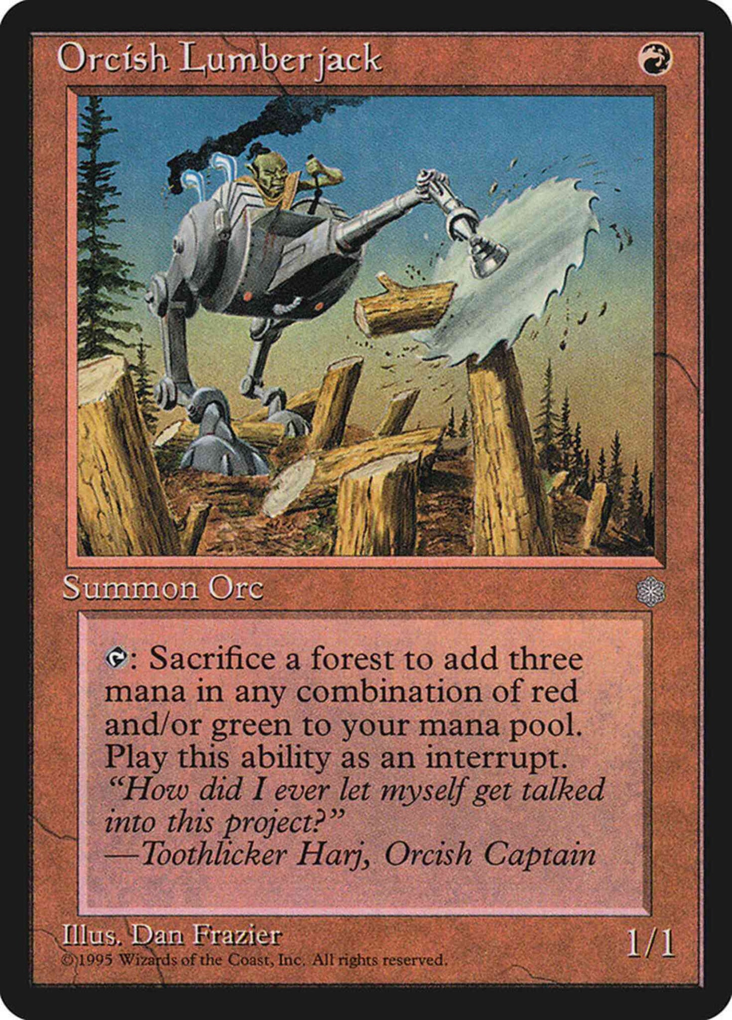 Orcish Lumberjack [210] [Ice Age] [Non-Foil]