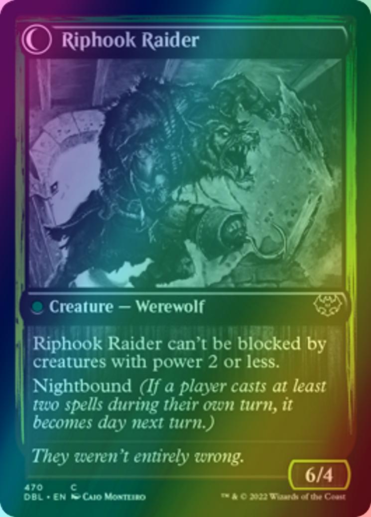 Hookhand Mariner // Riphook Raider [470] [Innistrad: Double Feature] [Foil]