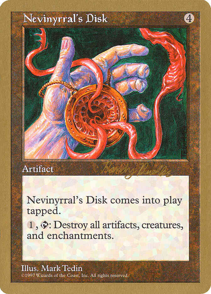 Nevinyrral's Disk [rb391] [World Championship Decks 1998] [Non-Foil]