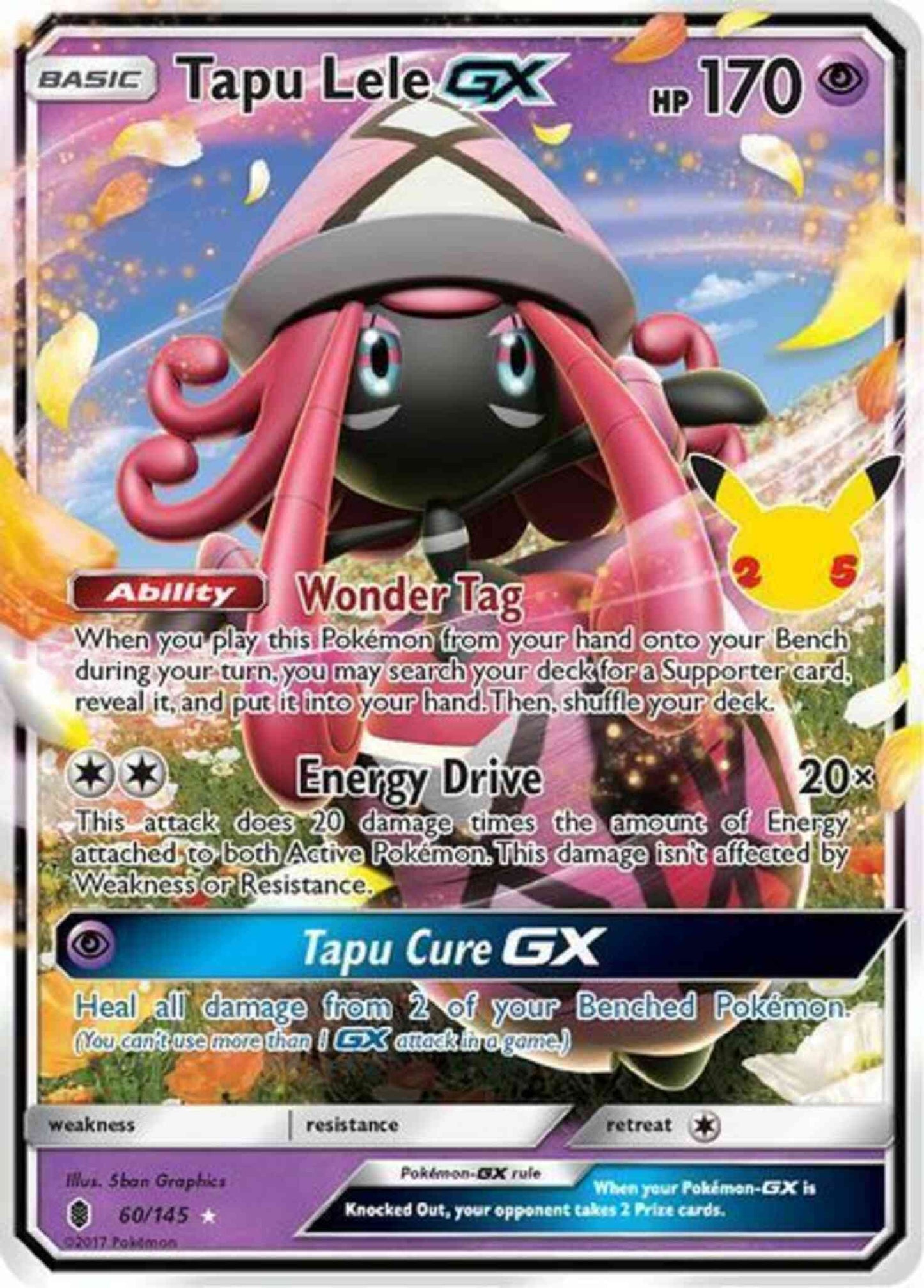 Tapu Lele GX - 60/145 - Rare Ultra [CEL25c-60] [Ultra]
