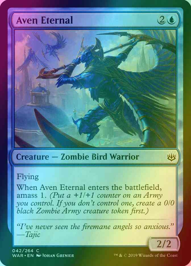 Aven Eternal [42] [War of the Spark] [Foil]