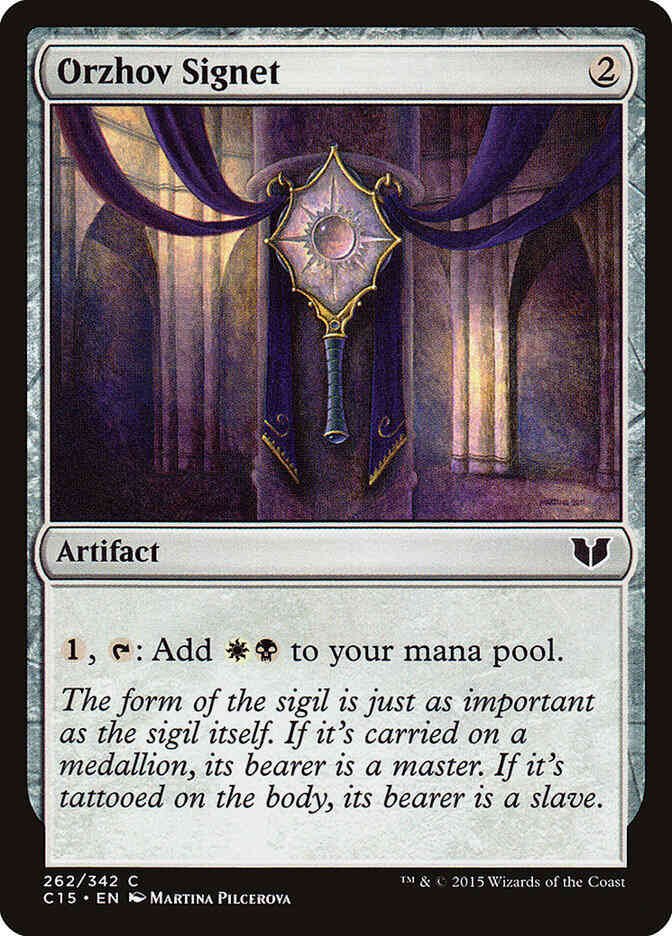 Orzhov Signet [262] [Commander 2015] [Non-Foil]