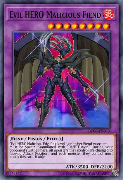 Evil HERO Malicious Fiend - LED5-EN020 - Common - 1st Edition