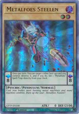 Metalfoes Steelen - GFTP-EN100 - Ultra Rare - 1st Edition