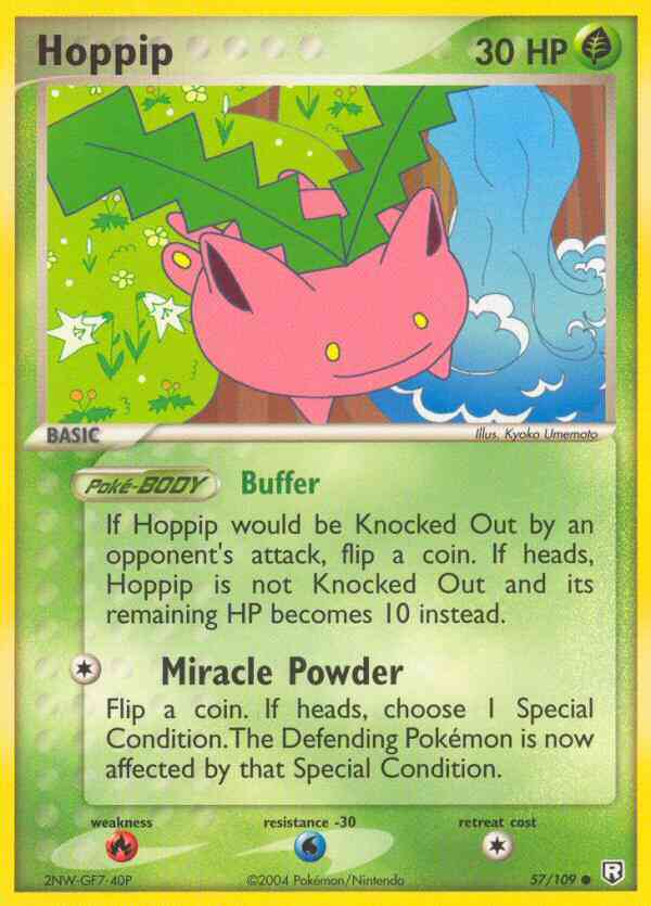 Hoppip - 57/109 - Common [ex7-57] [Non-Holo]