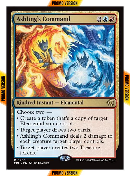 Ashling's Command [205p] [Promo Pack] [Lorwyn Eclipsed: Promos] [Non-Foil]