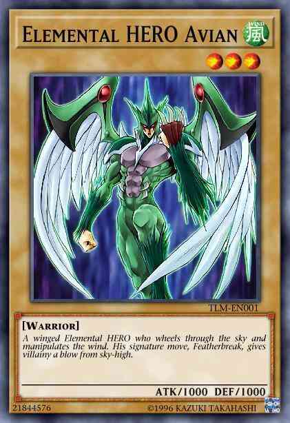 Elemental HERO Avian - LCGX-EN001 - Common - 1st Edition