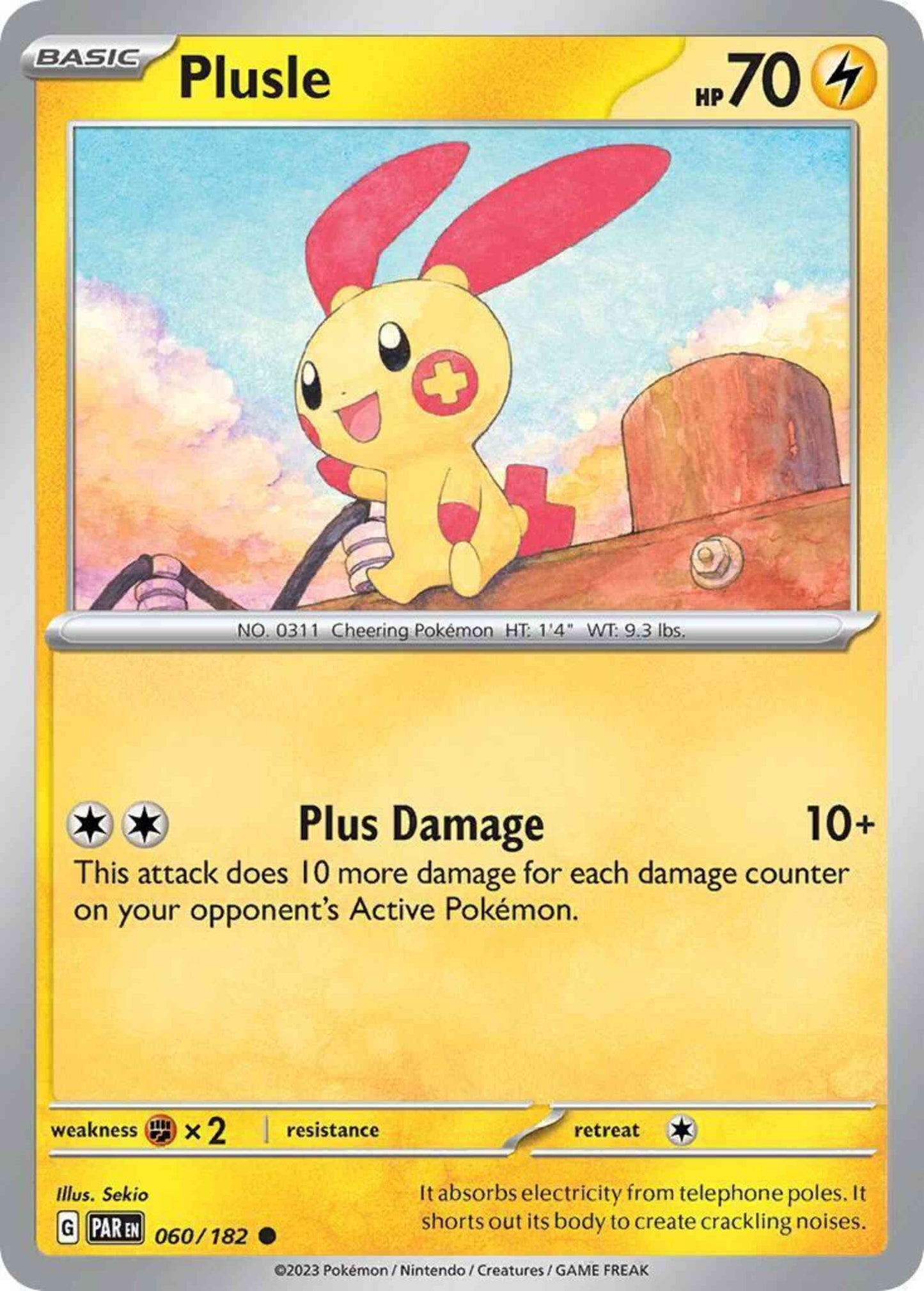 Plusle - 060/182 - Common [sv04-060] [Non-Holo]