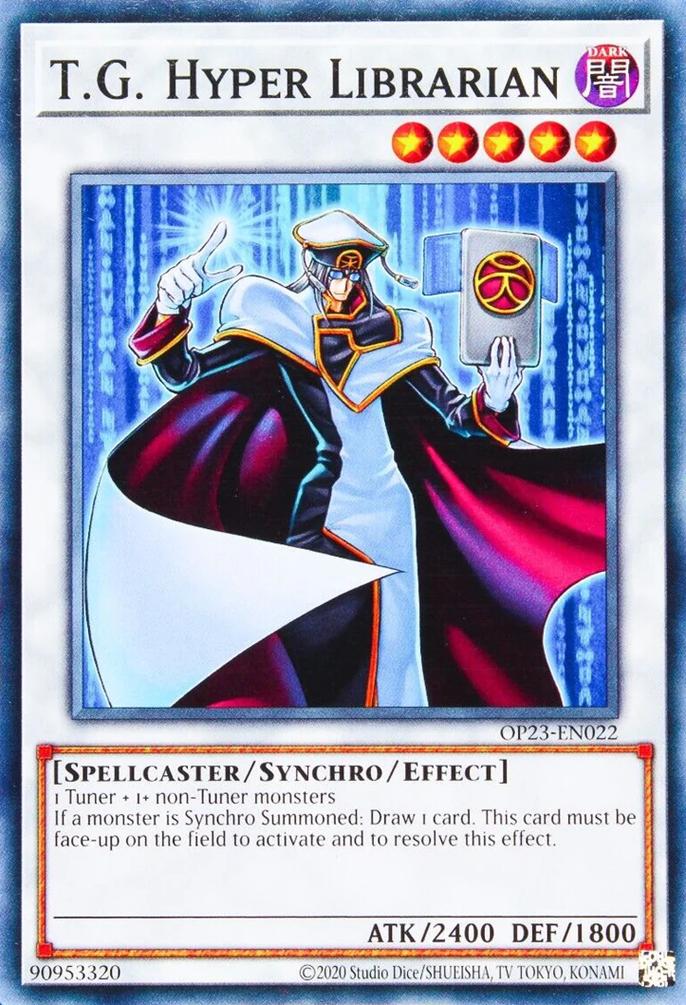 T.G. Hyper Librarian - OP23-EN022 - Common - Unlimited