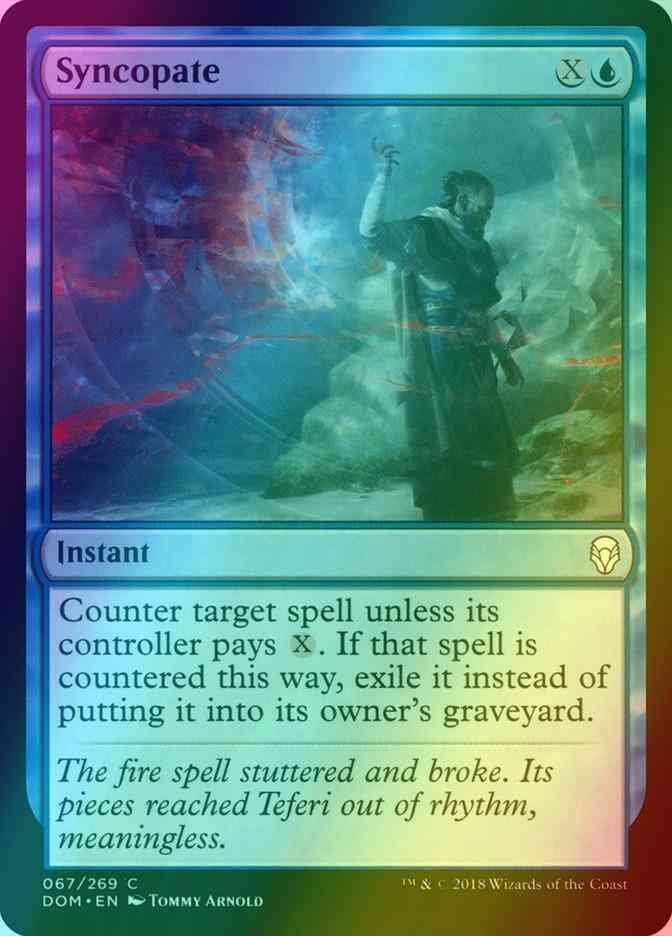Syncopate [67] [Dominaria] [Foil]