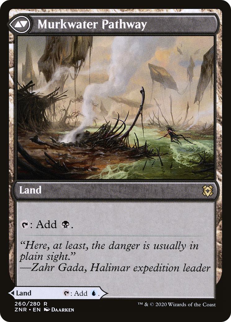 Clearwater Pathway // Murkwater Pathway [ZNR-260] [The List] [Non-Foil]