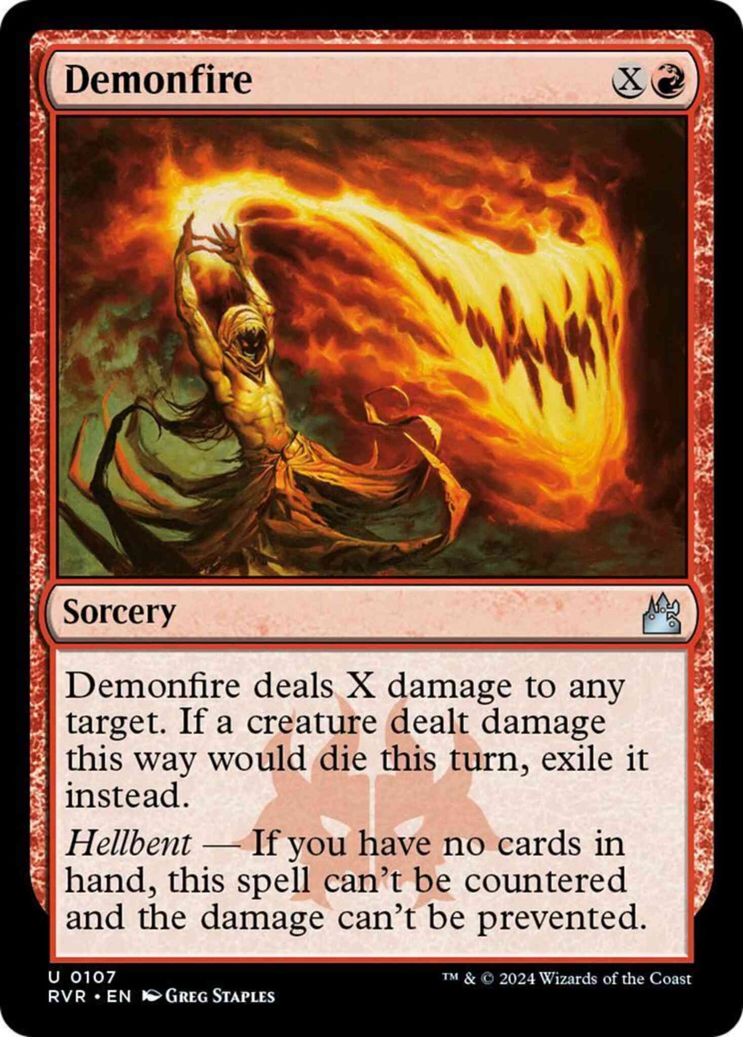 Demonfire [107] [Ravnica Remastered] [Non-Foil]