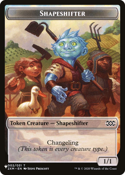 Samurai Token (02) // Shapeshifter Token (02) [ONE/2XM Set Symbol] [The List] [Non-Foil]