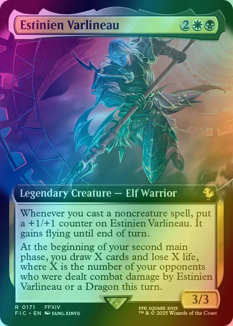 Estinien Varlineau [171] [Extended Art] [FINAL FANTASY: Commander] [Foil]