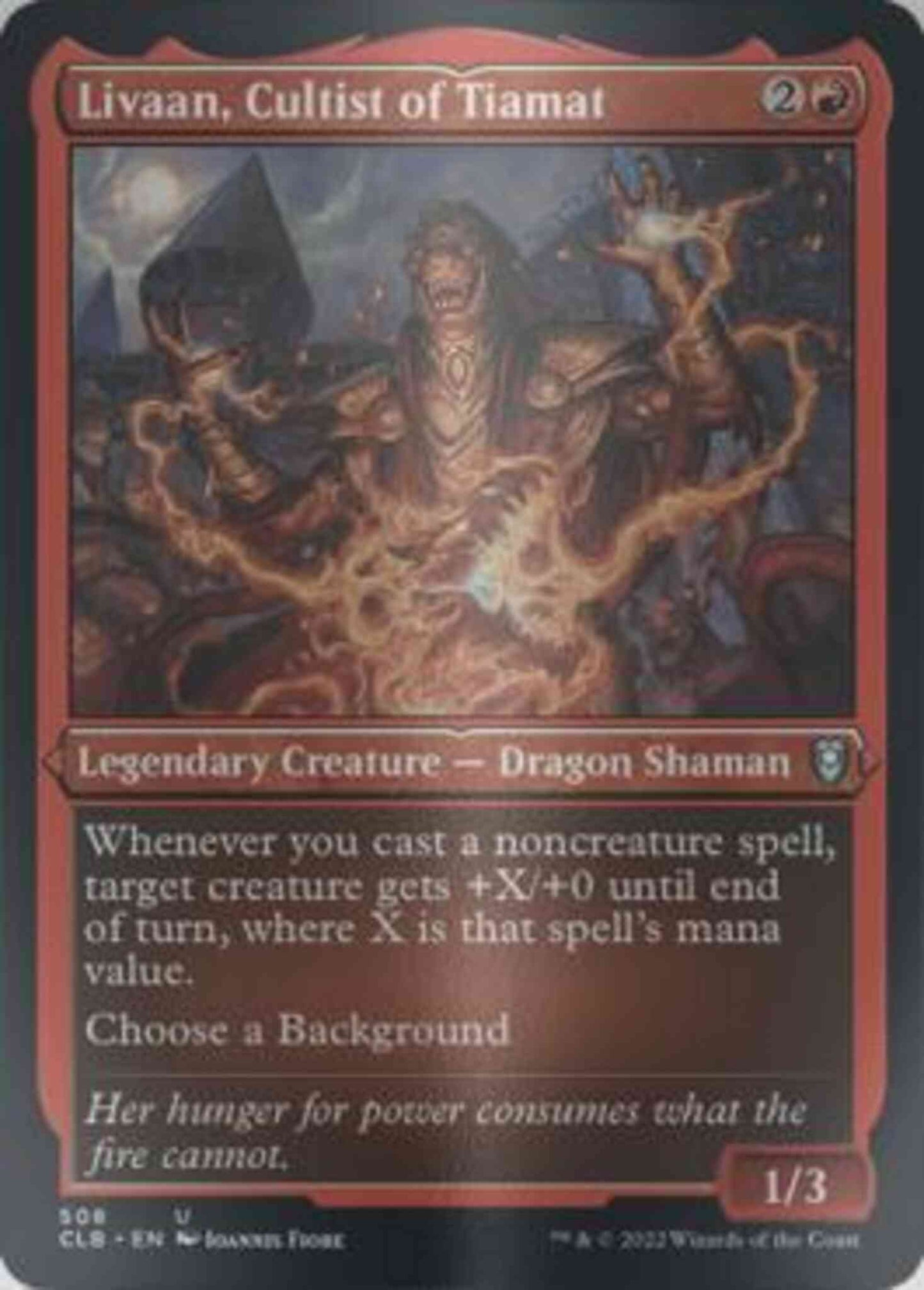 Livaan, Cultist of Tiamat [508] [Commander Legends: Battle for Baldur's Gate] [Etched Foil]