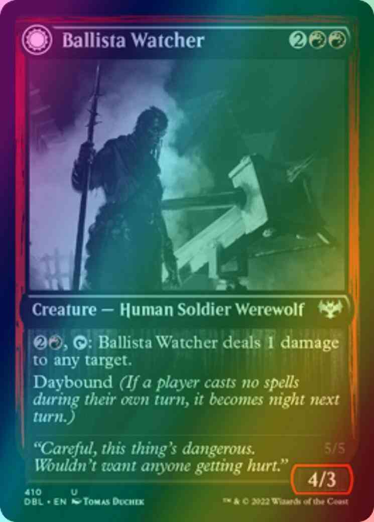 Ballista Watcher // Ballista Wielder [410] [Innistrad: Double Feature] [Foil]