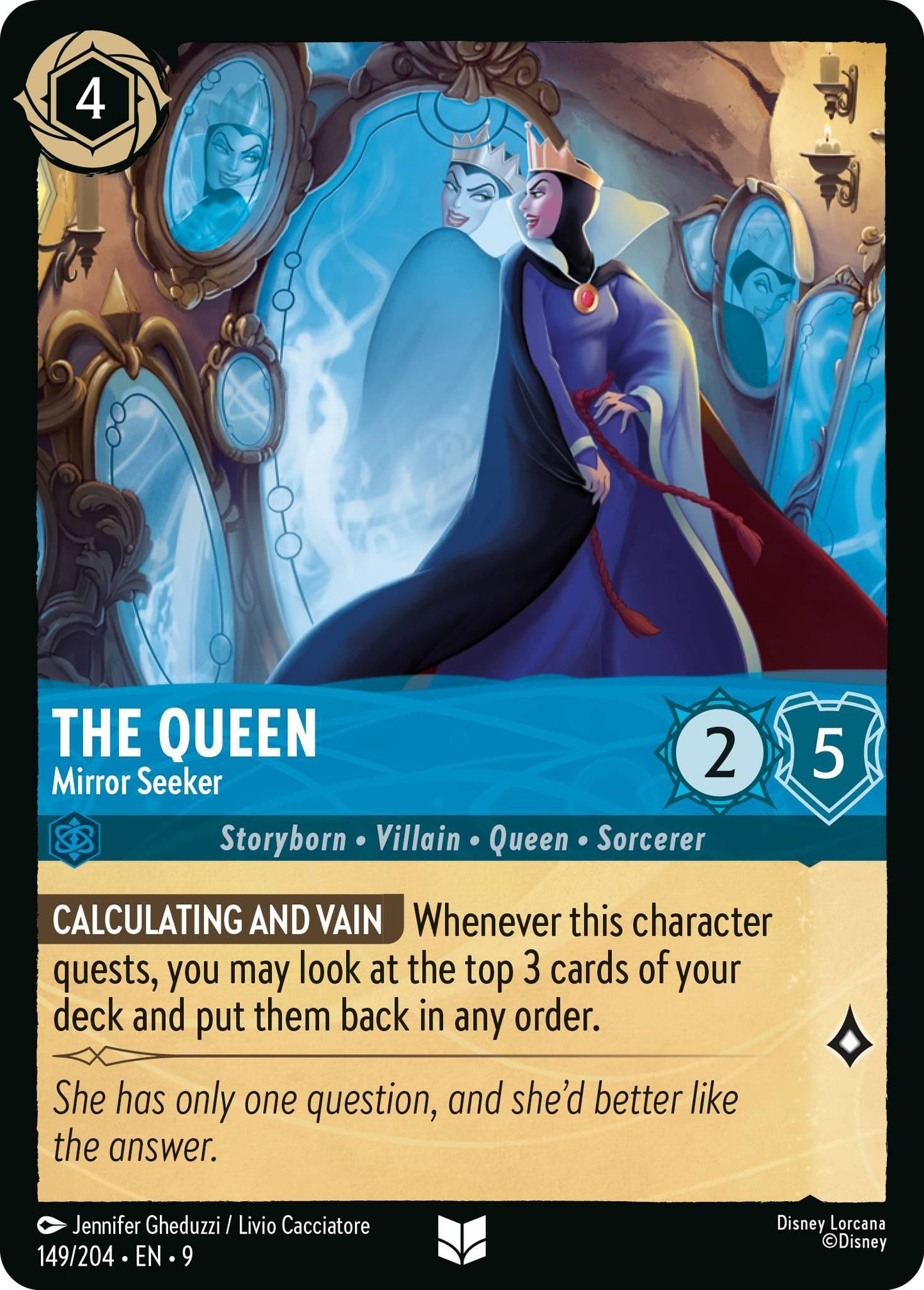 The Queen - Mirror Seeker - 149/204 [Fabled] [Non-Foil]