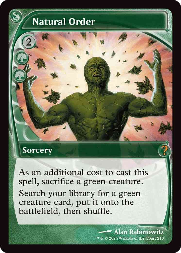 Natural Order [210] [Future Frame] [Mystery Booster 2] [Non-Foil]