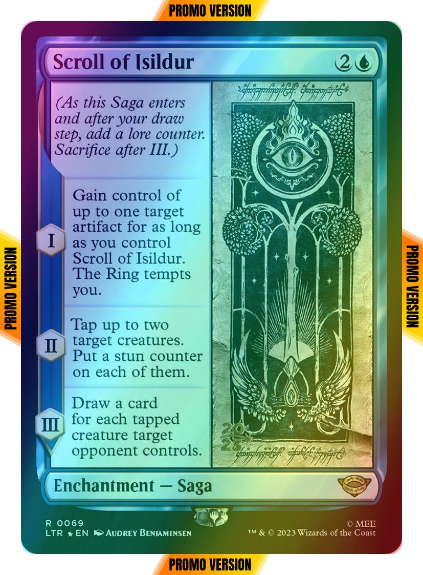 Scroll of Isildur [69s] [Prerelease] [The Lord of the Rings: Tales of Middle-earth: Promos] [Foil]