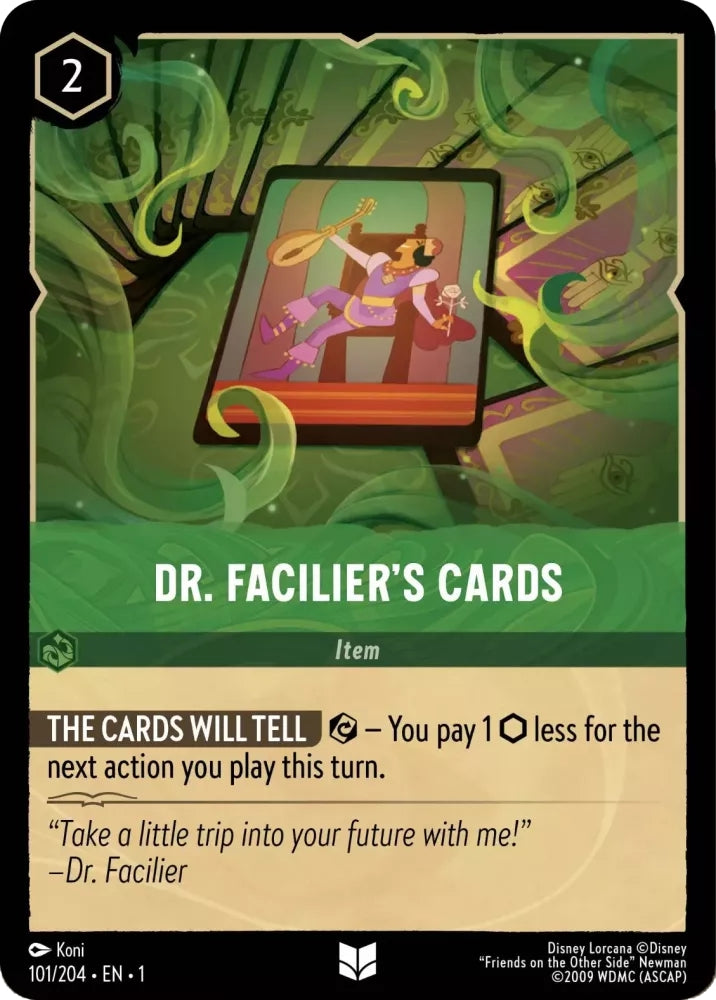Dr. Facilier's Cards - 101/204 [The First Chapter] [Non-Foil]