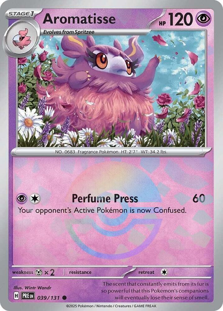 Aromatisse - Poké Ball Pattern - 039/131 - Common [sv085-039] [Reverse Holo]