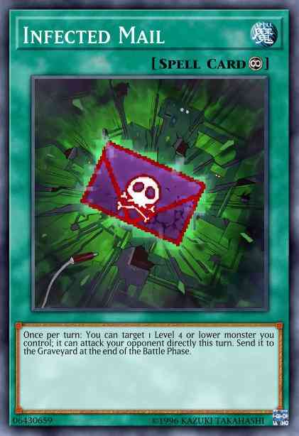 Infected Mail - SP13-EN033 - Starfoil Rare - 1st Edition