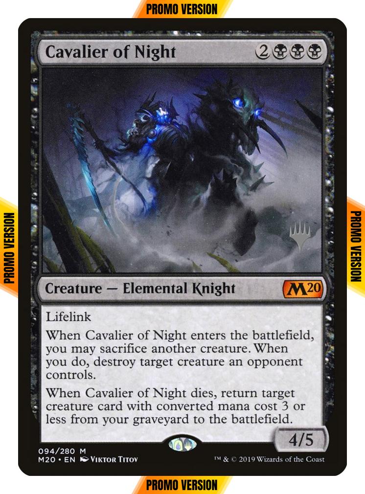 Cavalier of Night [94p] [Promo Pack] [Core Set 2020 Promos] [Non-Foil]
