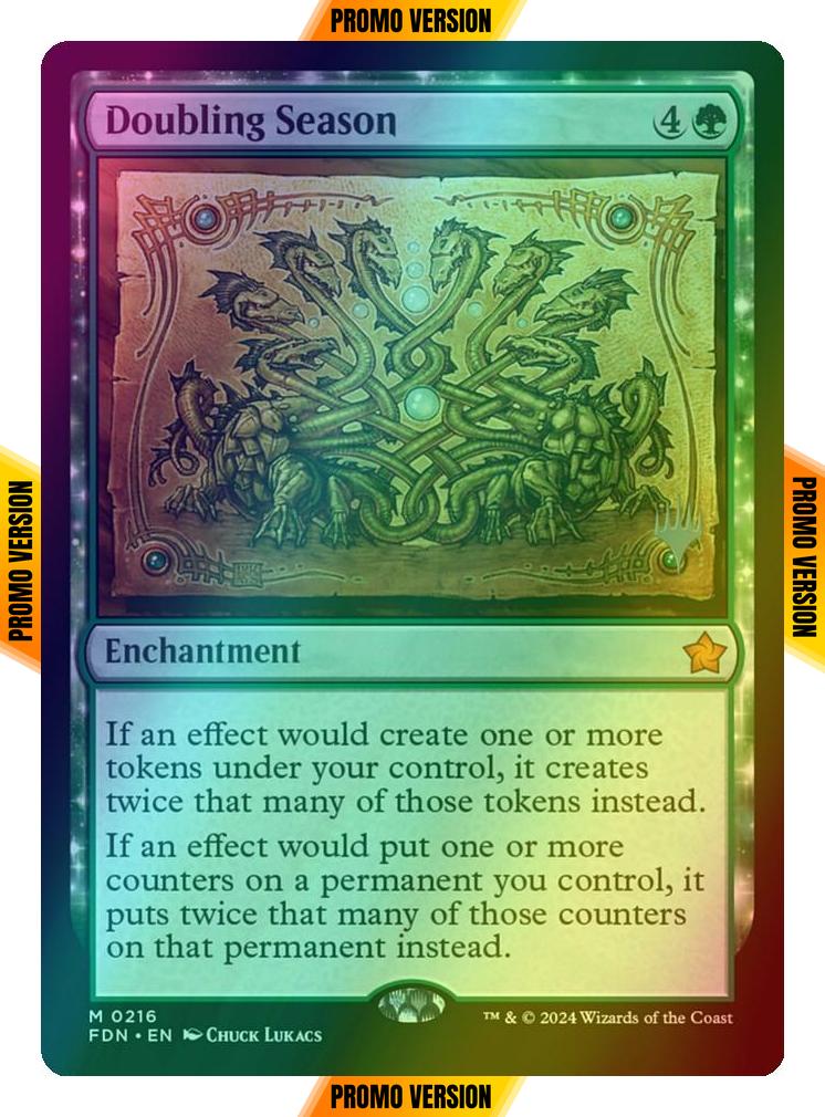 Doubling Season [216p] [Promo Pack] [Foundations Promos] [Foil]