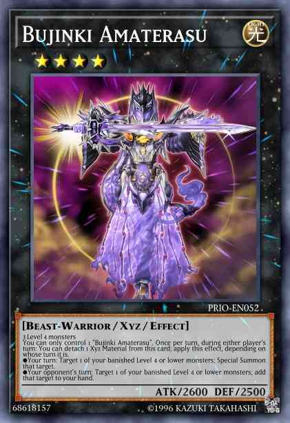 Bujinki Amaterasu - PRIO-EN052 - Secret Rare - Unlimited