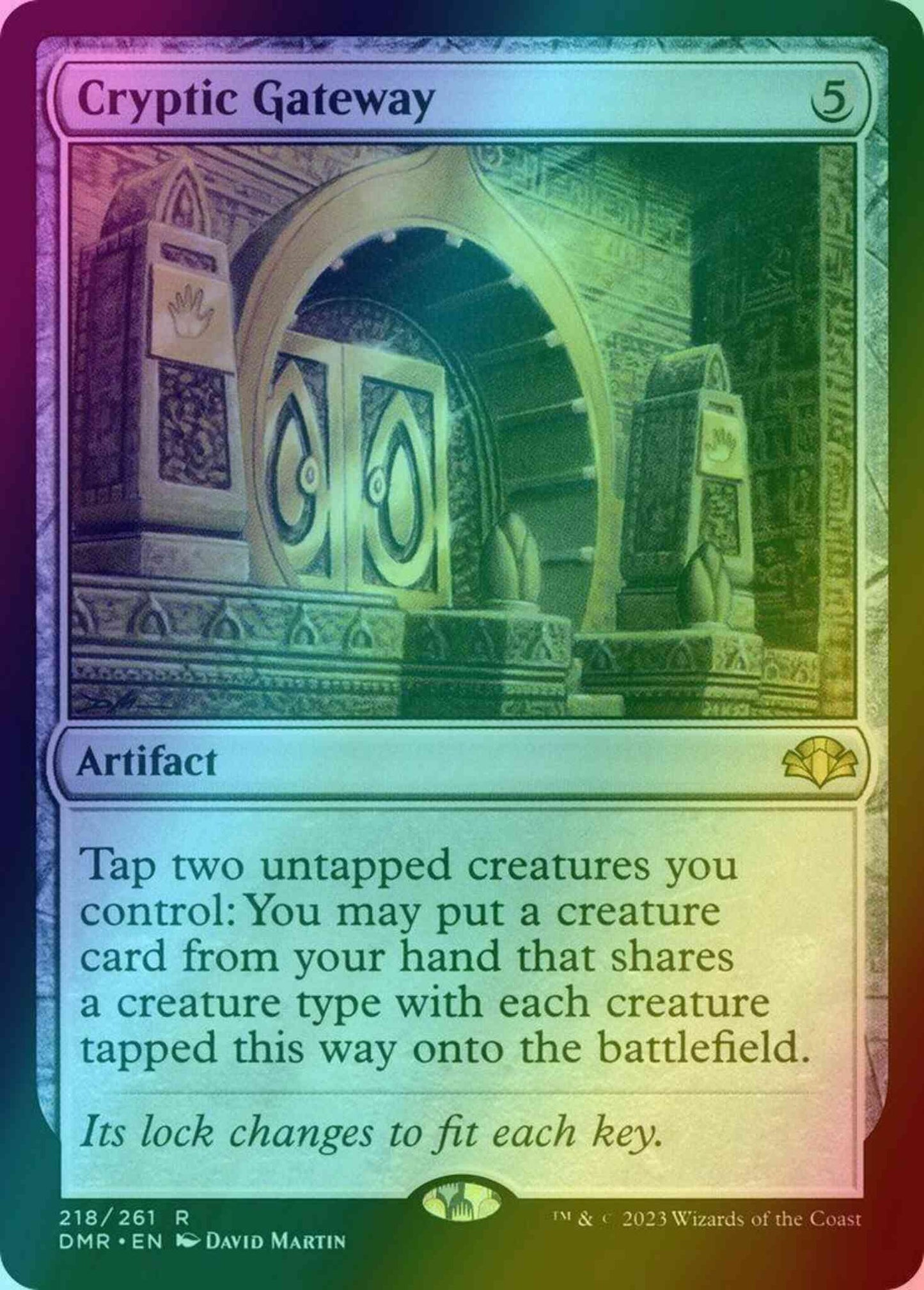 Cryptic Gateway [218] [Dominaria Remastered] [Foil]