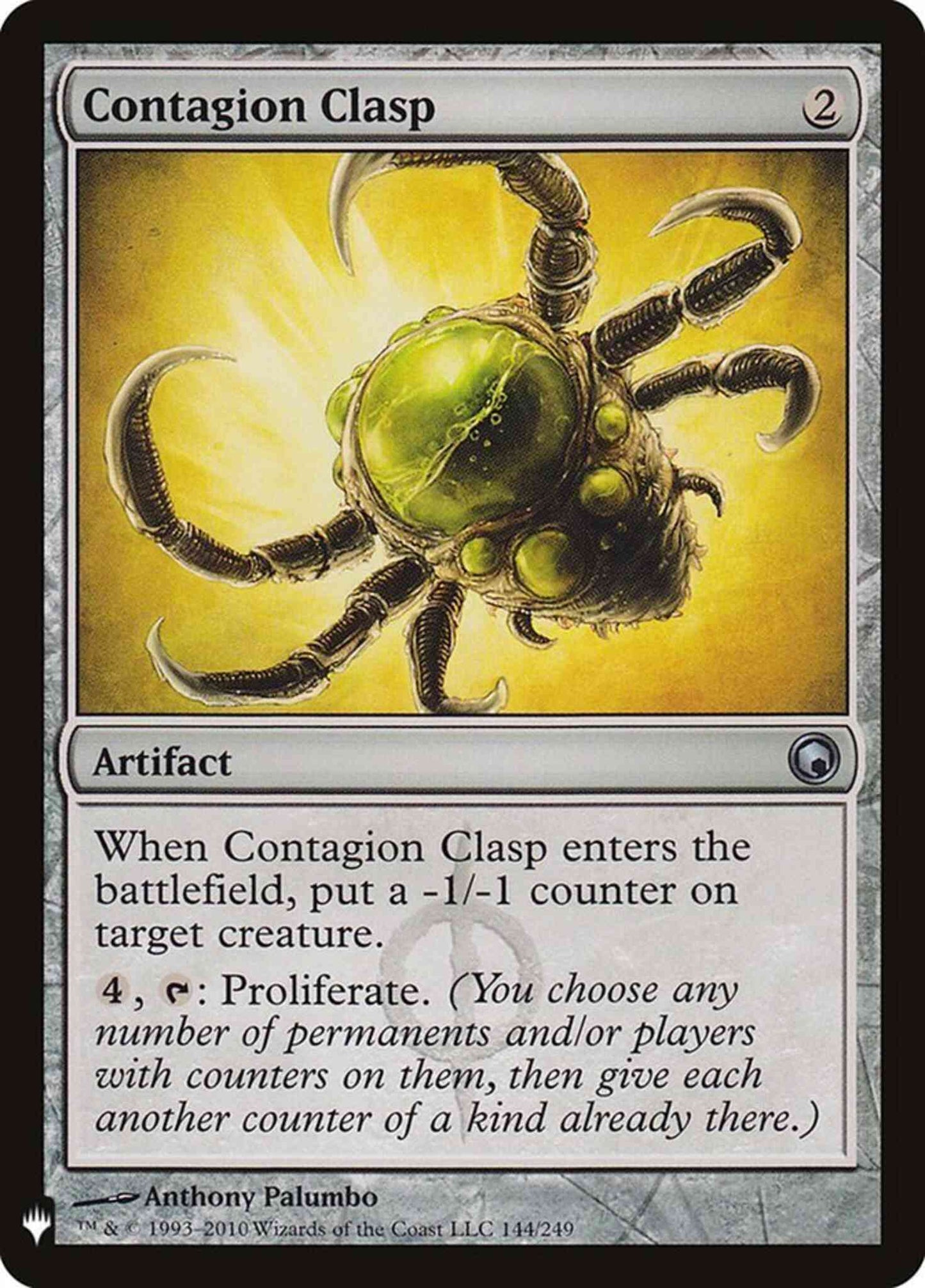 Contagion Clasp [SOM-144] [The List] [Non-Foil]