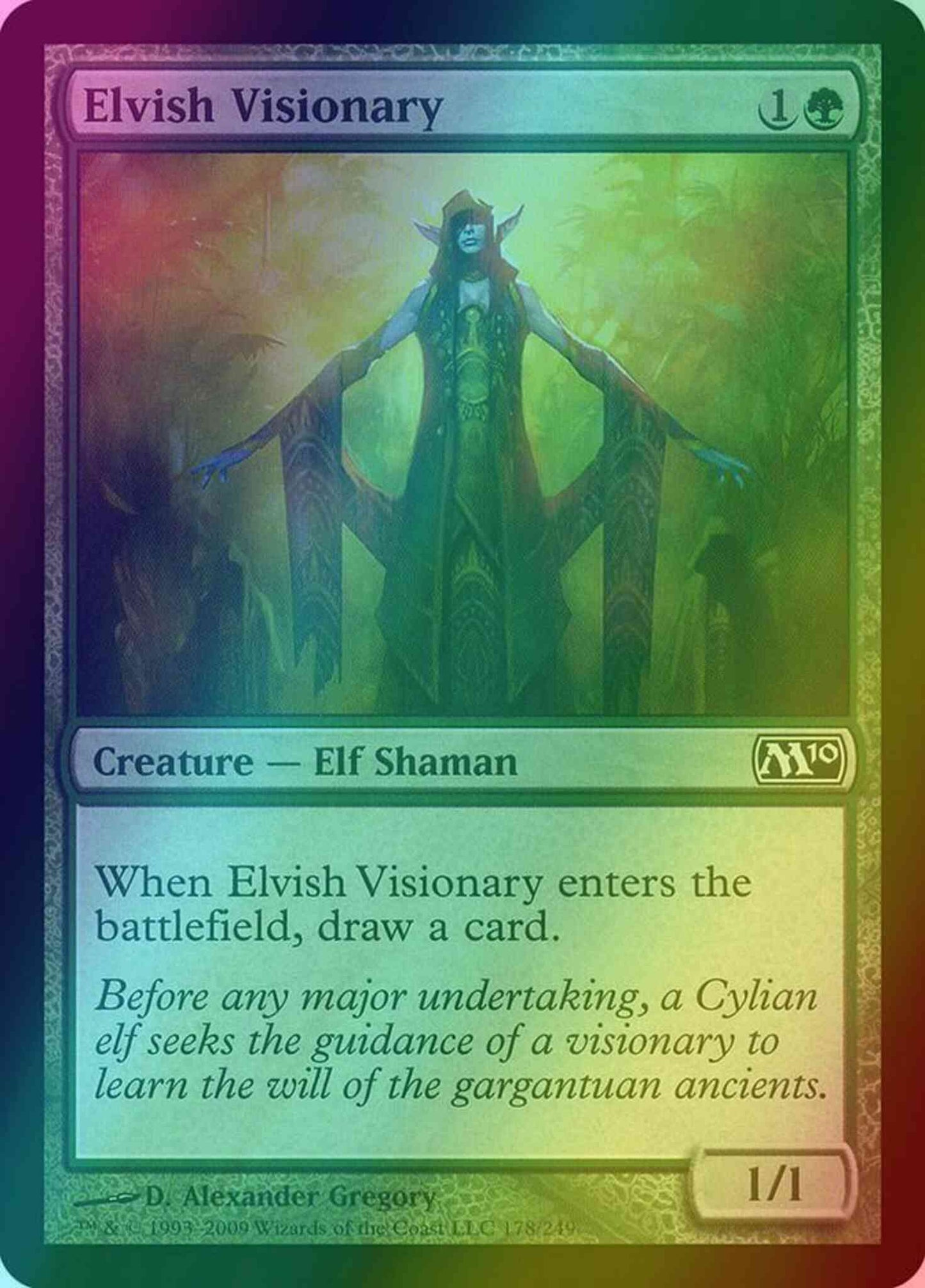 Elvish Visionary [178] [Magic 2010] [Foil]