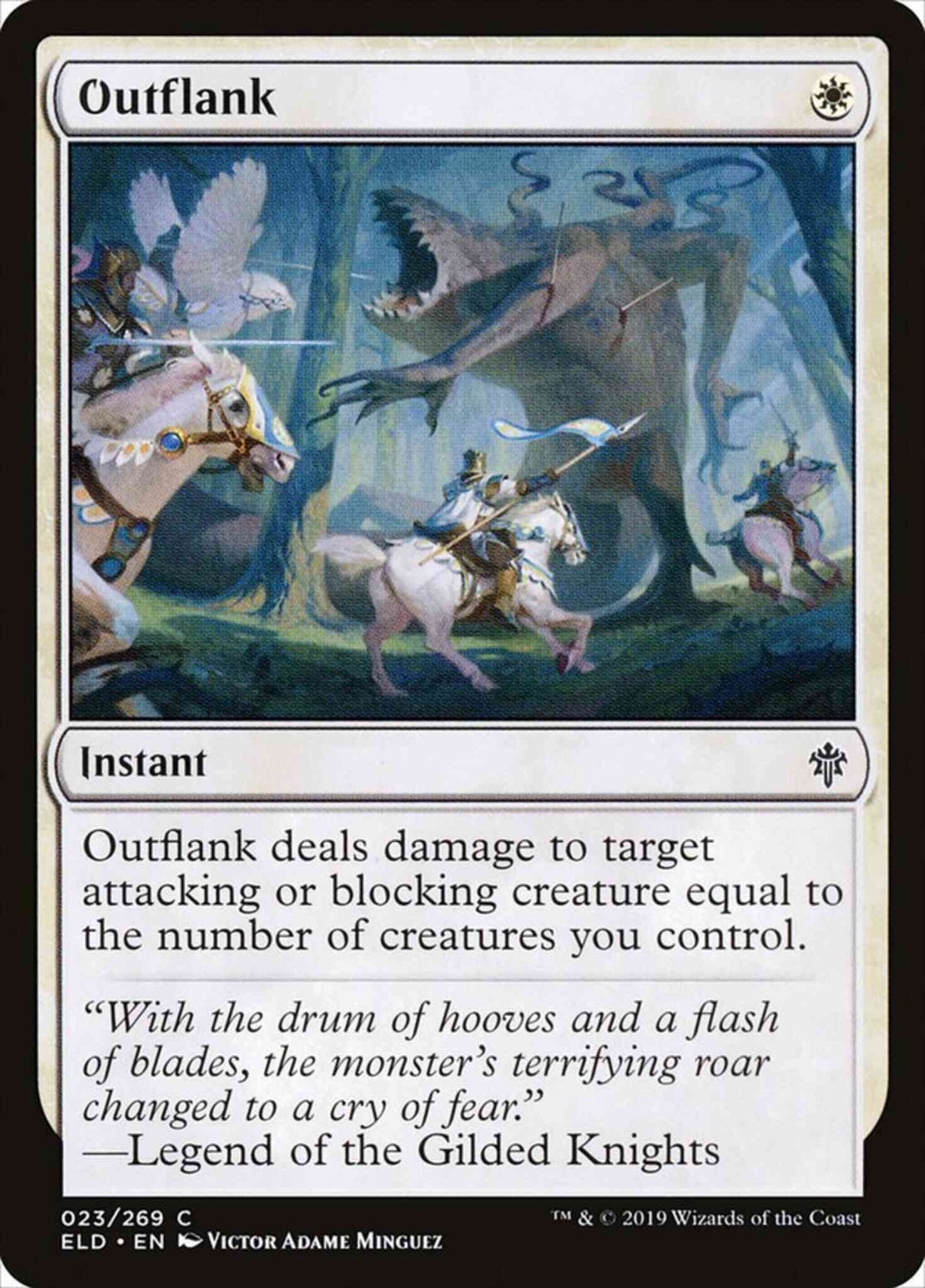 Outflank [23] [Throne of Eldraine] [Non-Foil]