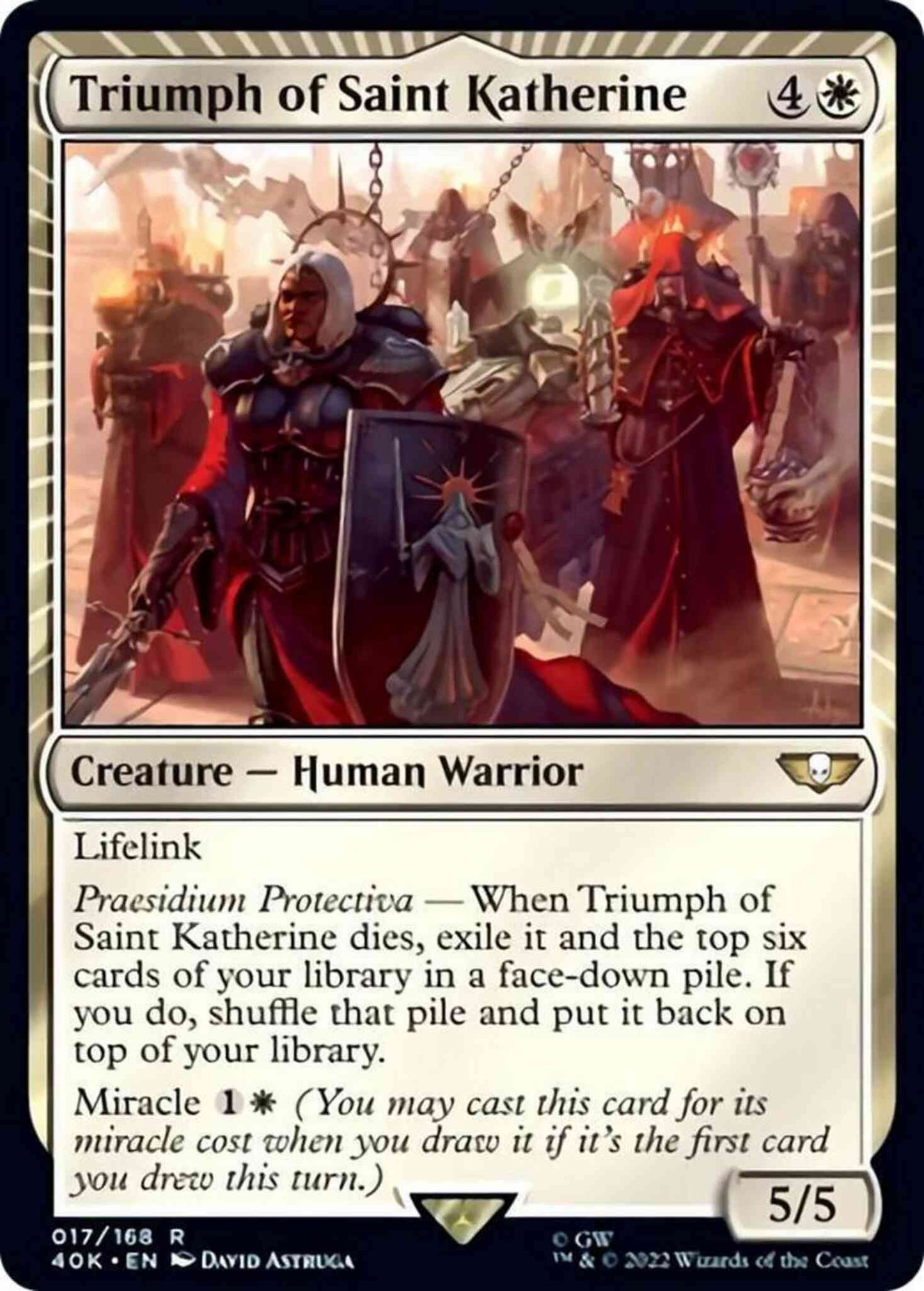 Triumph of Saint Katherine [17] [Universes Beyond: Warhammer 40,000] [Non-Foil]