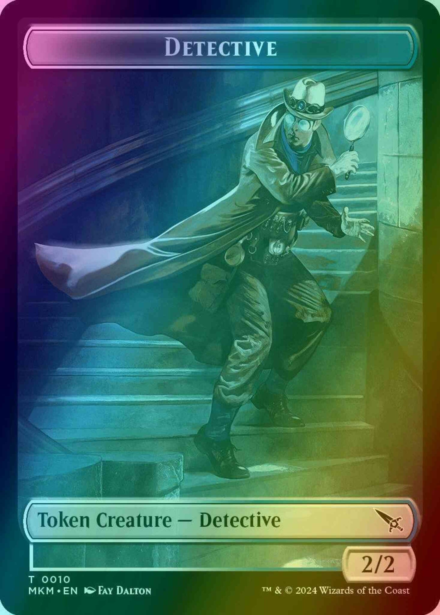 Detective Token (10) // Spider Token (11) [Murders at Karlov Manor: Tokens] [Foil]