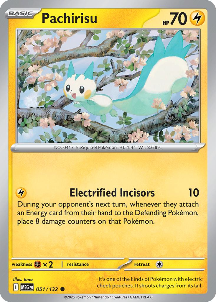 Pachirisu - 051/132 - Common [me01-051] [Non-Holo]