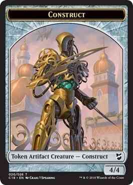 Construct Token (20) // Myr Token (07) [Commander 2018 Tokens] [Non-Foil]