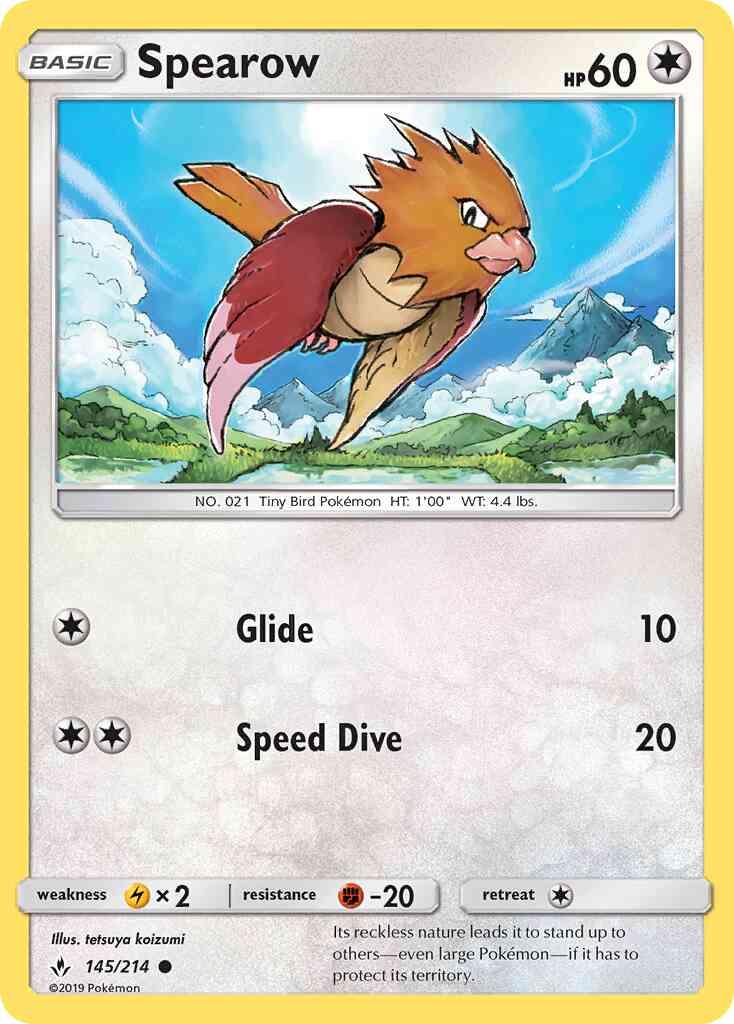 Spearow - 145/214 - Common [sm10-145] [Non-Holo]