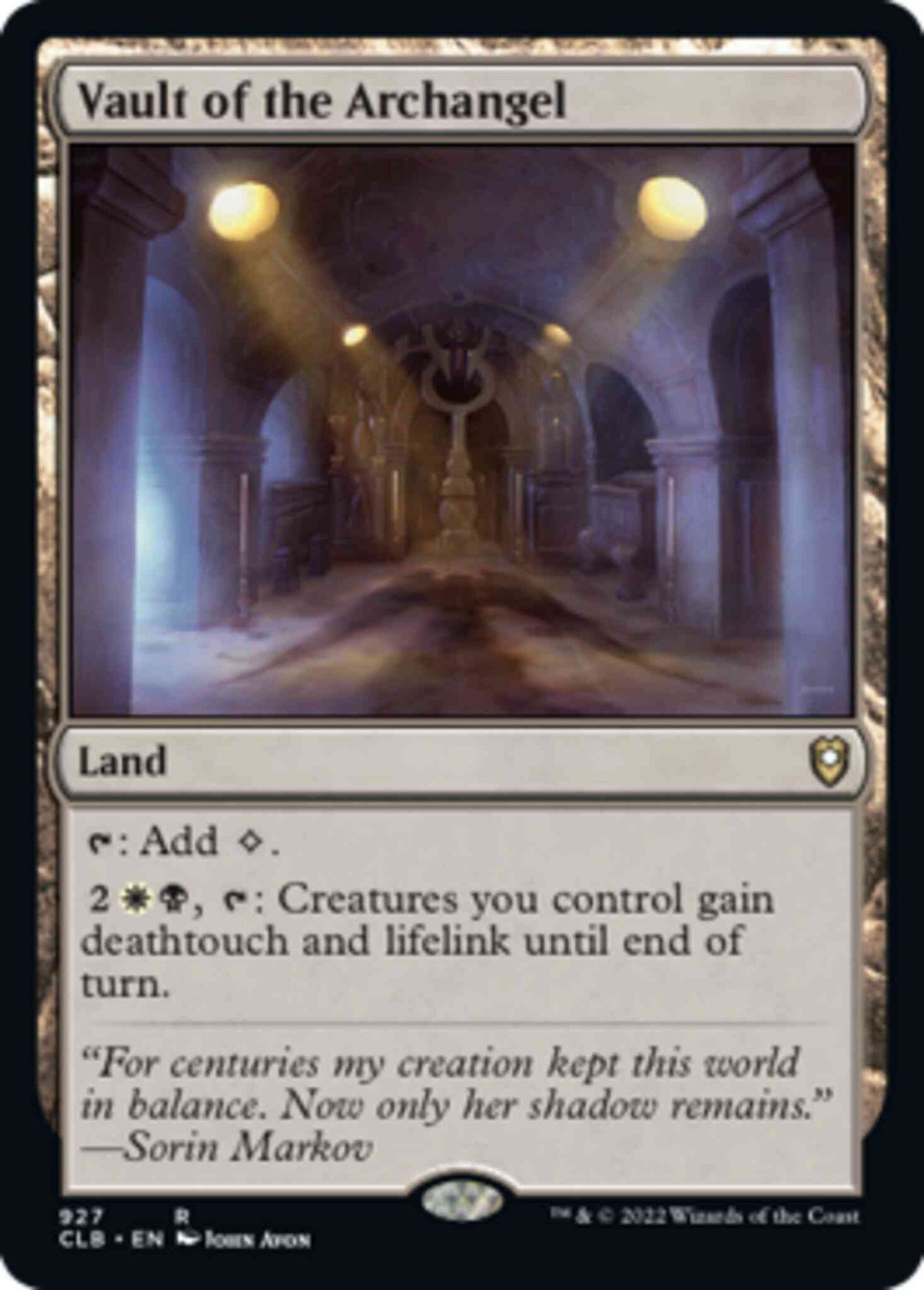 Vault of the Archangel [927] [Commander Legends: Battle for Baldur's Gate] [Non-Foil]