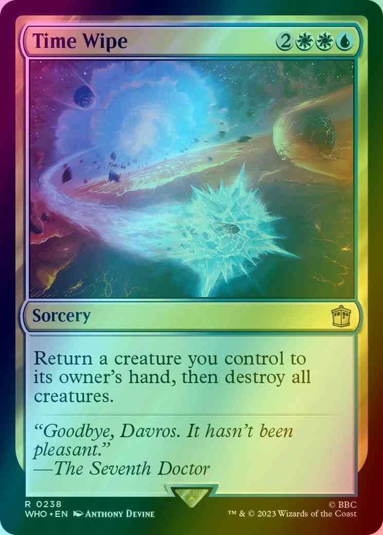 Time Wipe [238] [Universes Beyond: Doctor Who] [Foil]